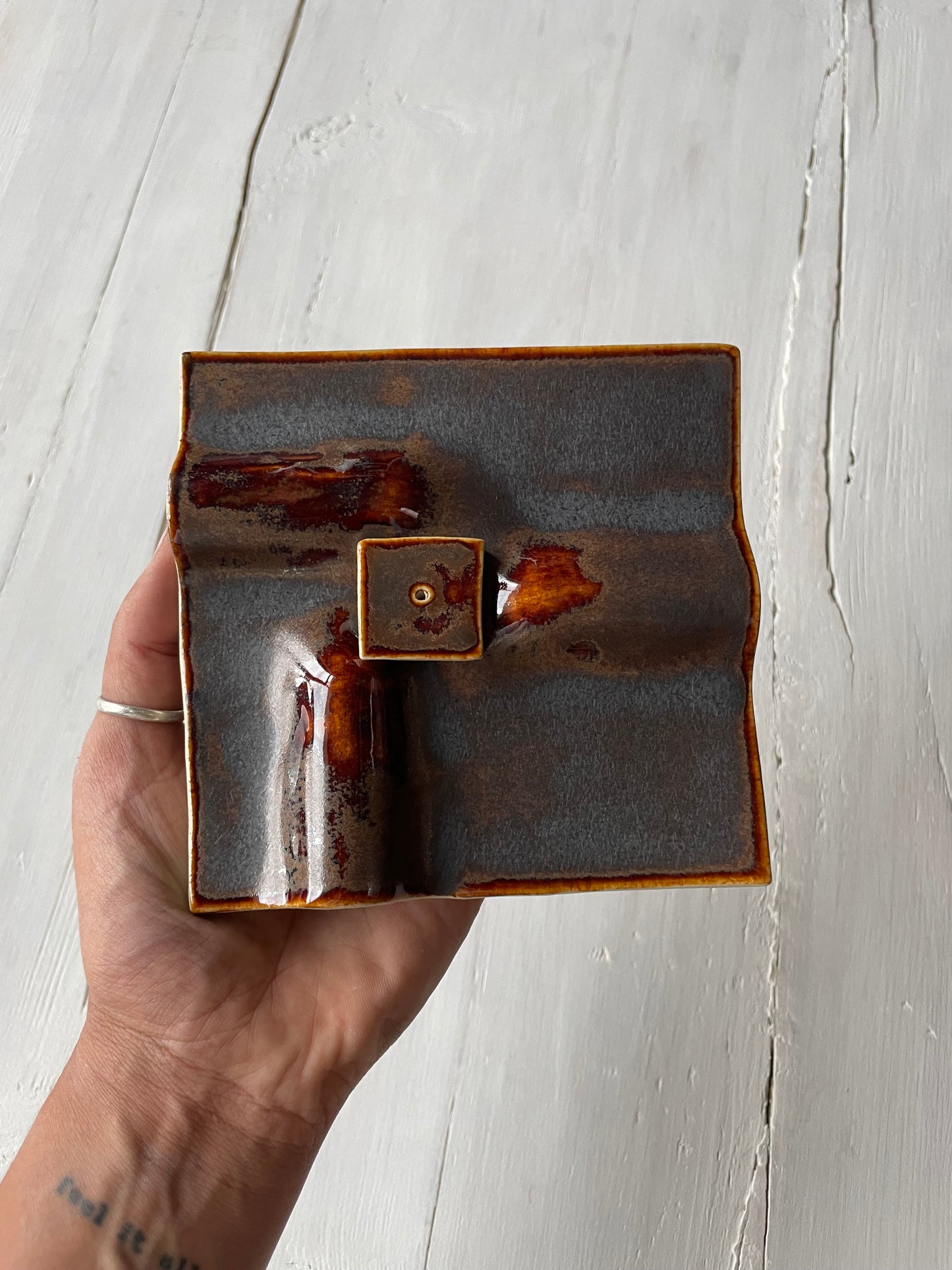 Deep Brown Incense Holders