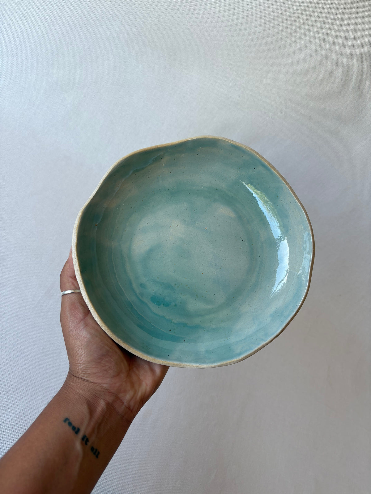 Opaque Turquoise Bowl
