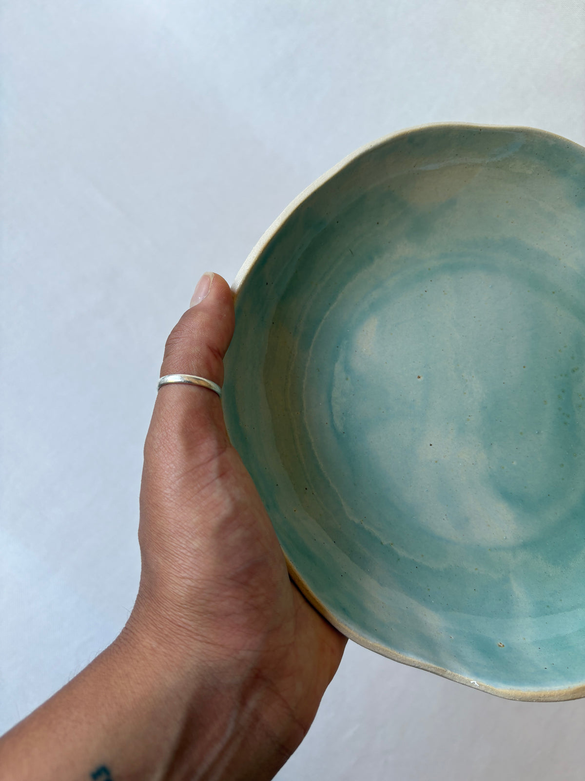 Opaque Turquoise Bowl
