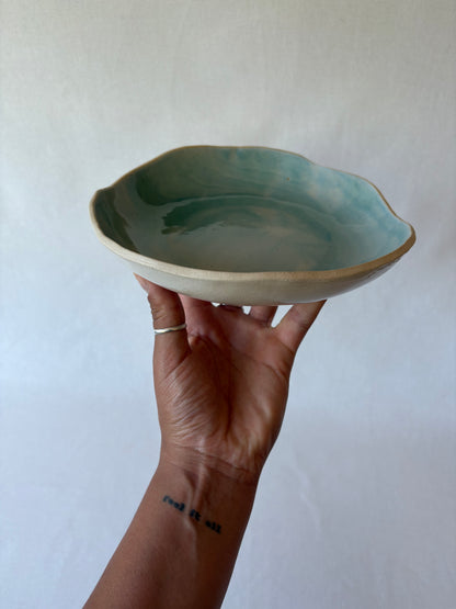 Opaque Turquoise Bowl