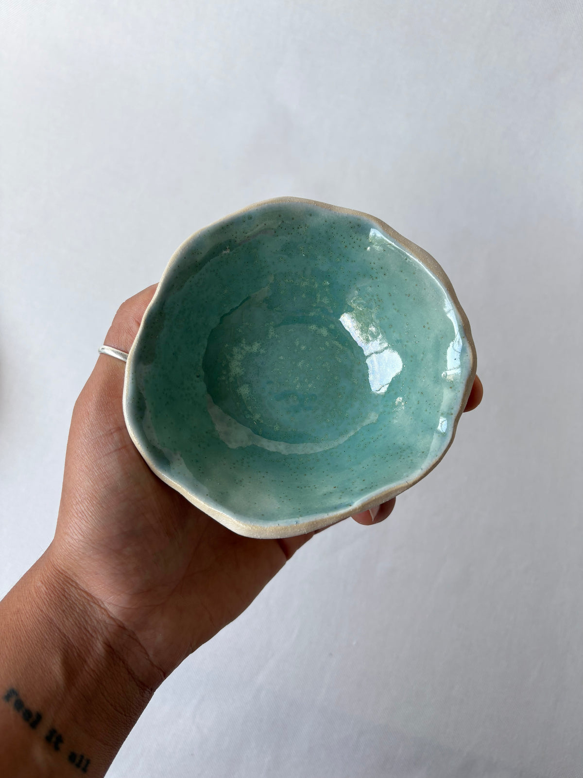 Turquoise Dessert Bowl