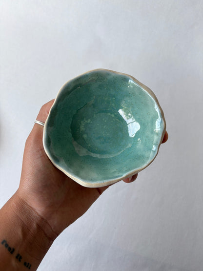 Turquoise Dessert Bowl