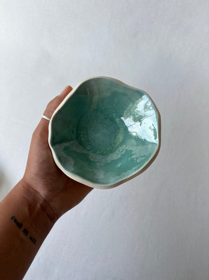 Turquoise Dessert Bowl