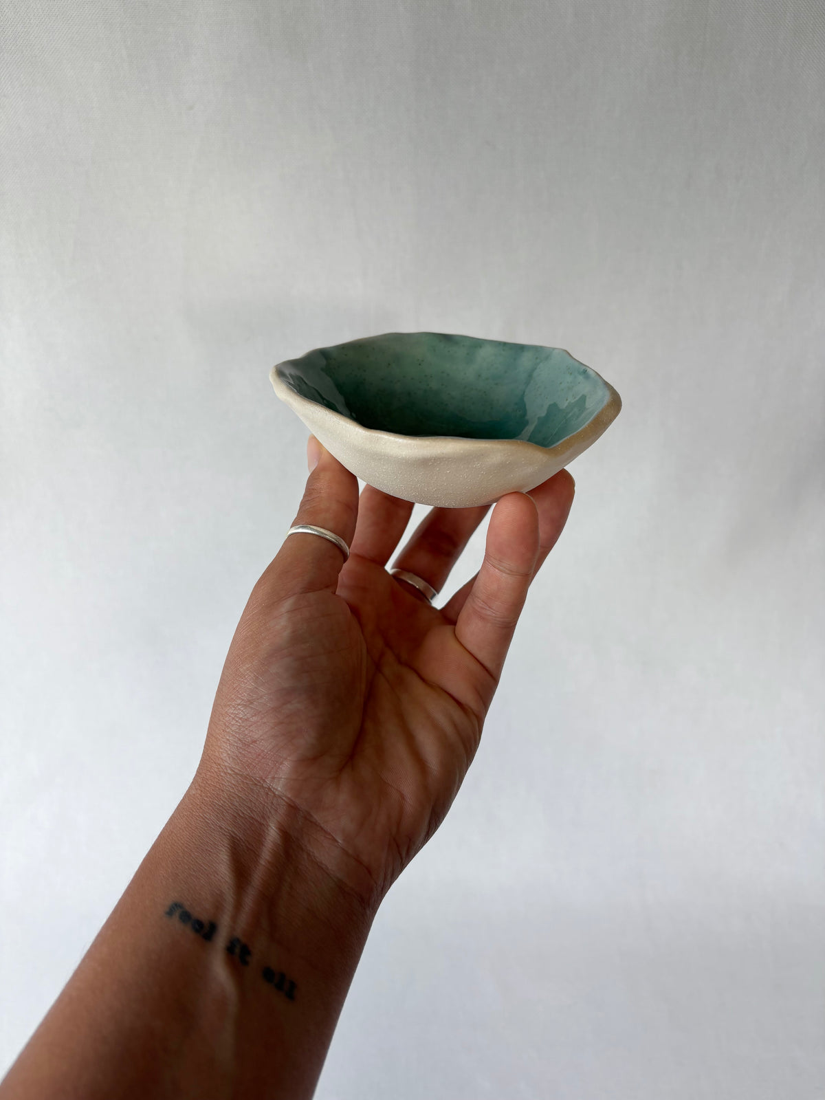 Turquoise Dessert Bowl
