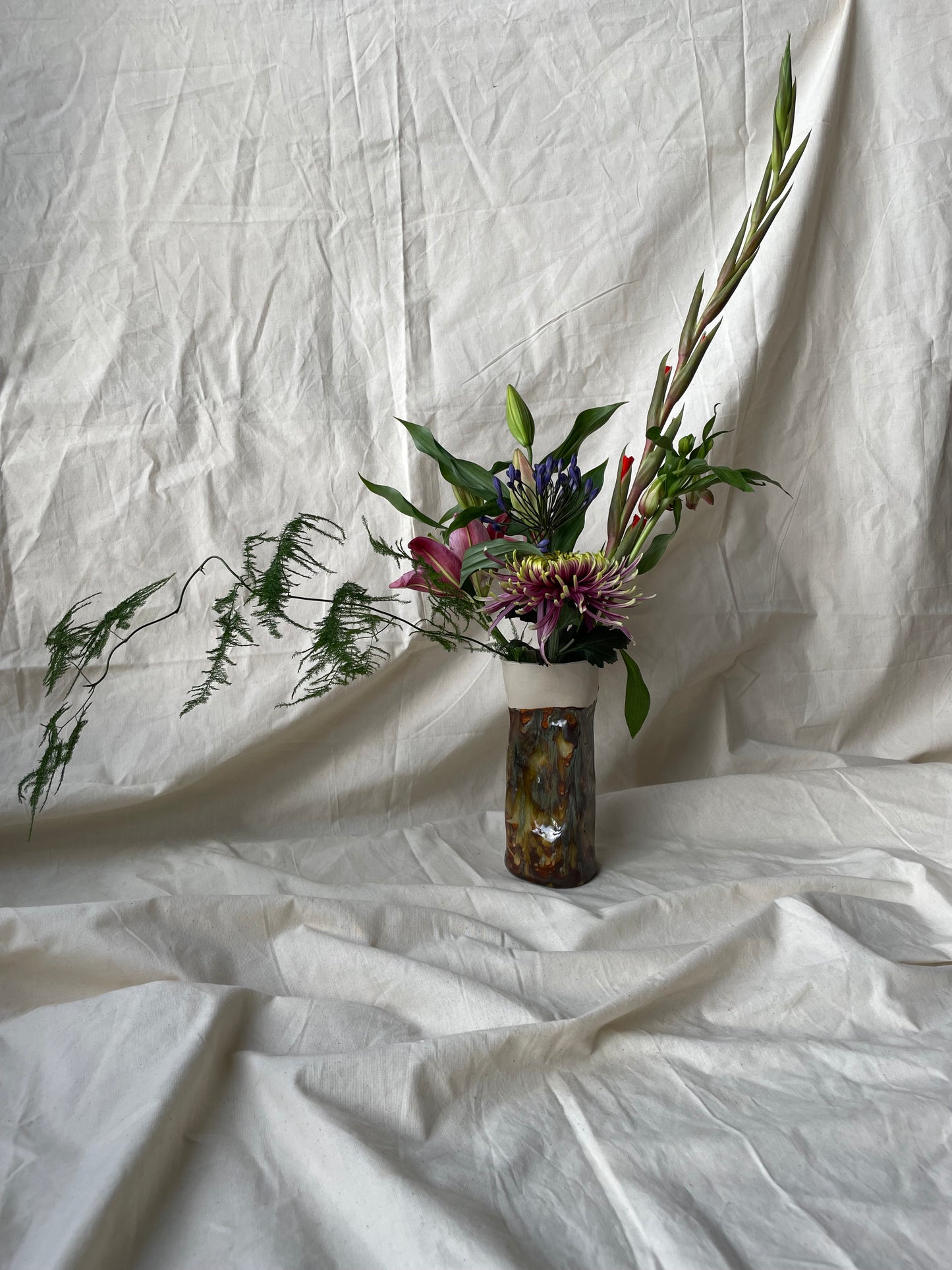 Patterned Candle Castle/Vase