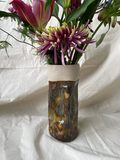 Patterned Candle Castle/Vase