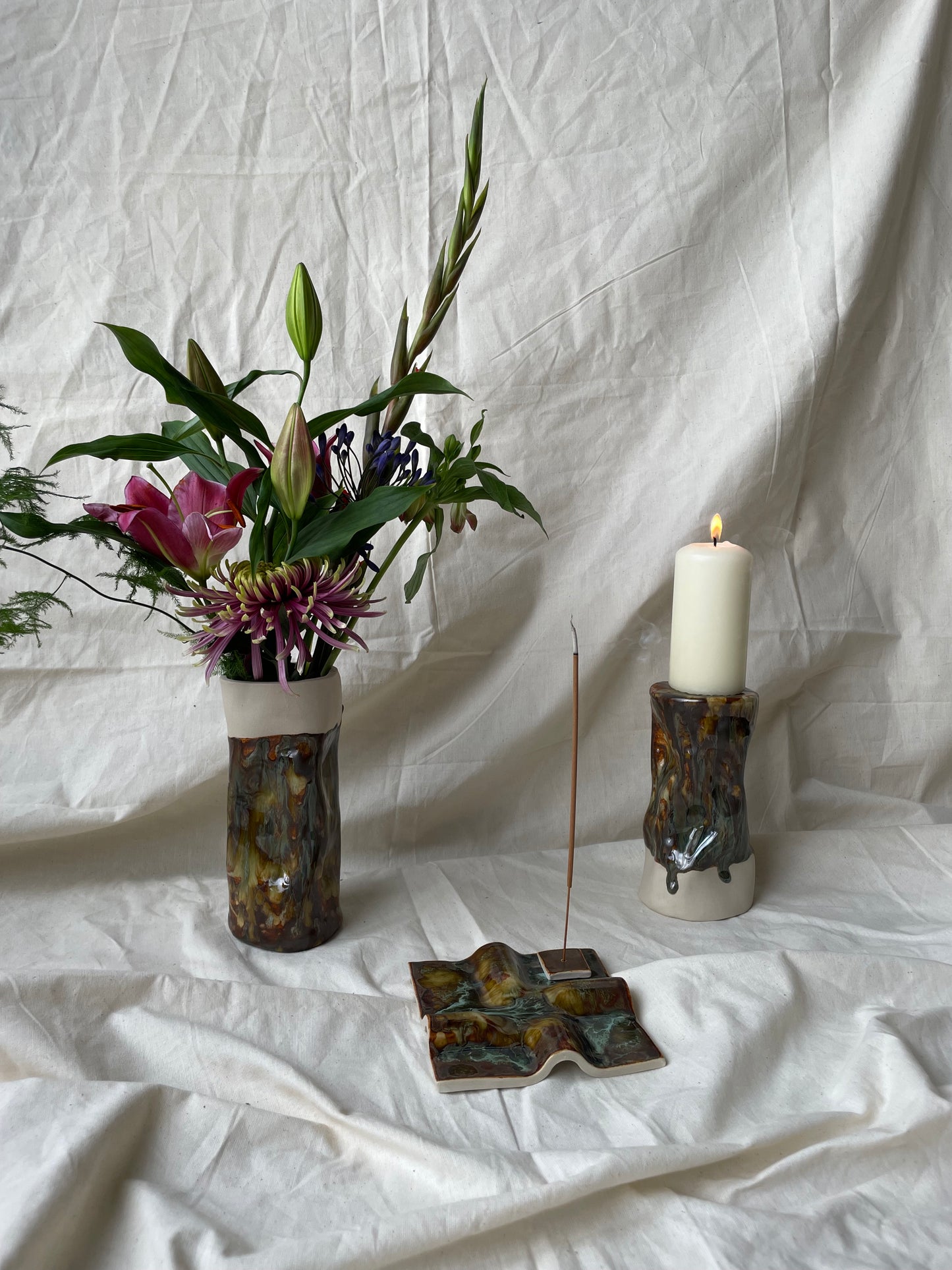 Patterned Incense Holders