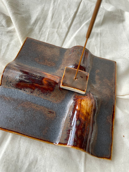 Deep Brown Incense Holders