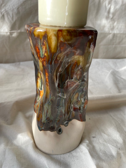 Patterned Candle Castle/Vase