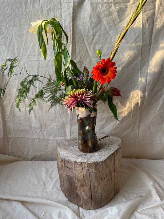 Patterned Candle Castle/Vase