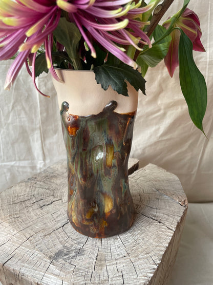 Patterned Candle Castle/Vase